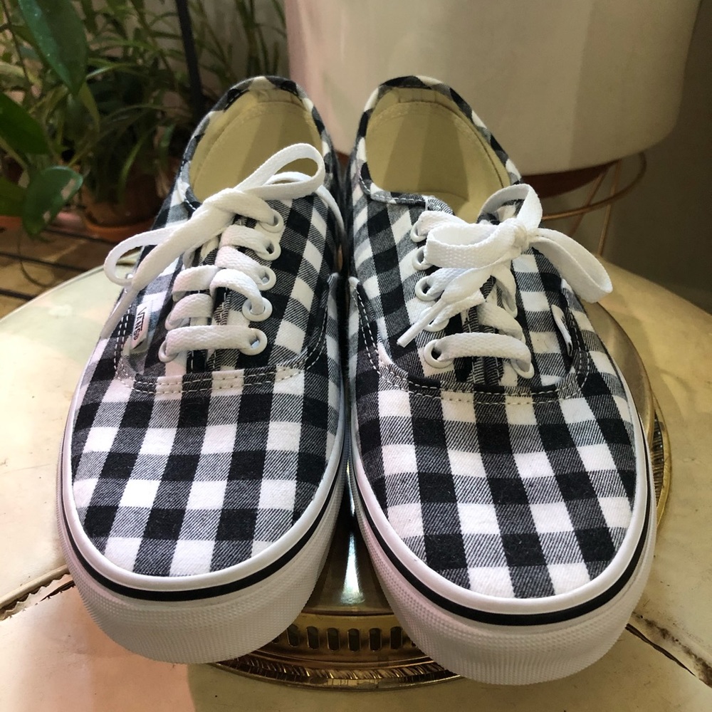 Gingham vans